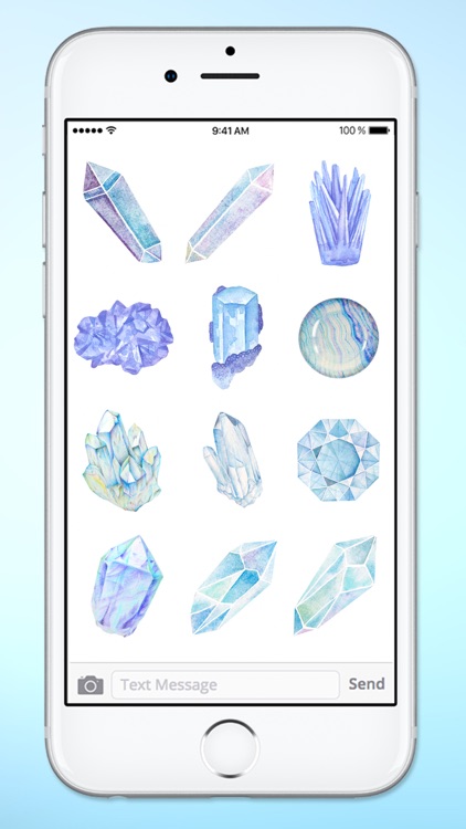 Pastel Crystals and Gemstones Sticker Pack screenshot-3