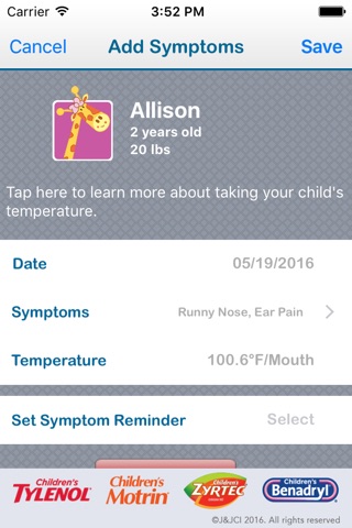 Kids' Wellness Tracker screenshot 2