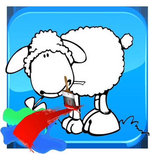 Tap Sheep Color Game For Kid iOS App