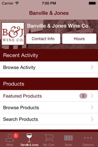 Banville & Jones Wine Co. screenshot 2