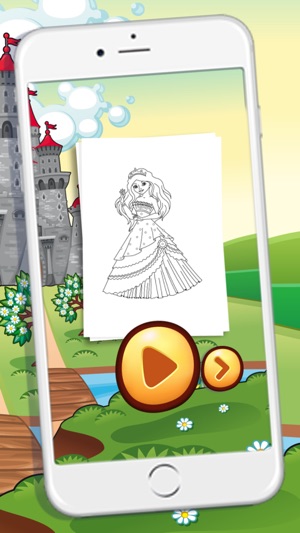 Beautiful Princess Coloring Book(圖2)-速報App