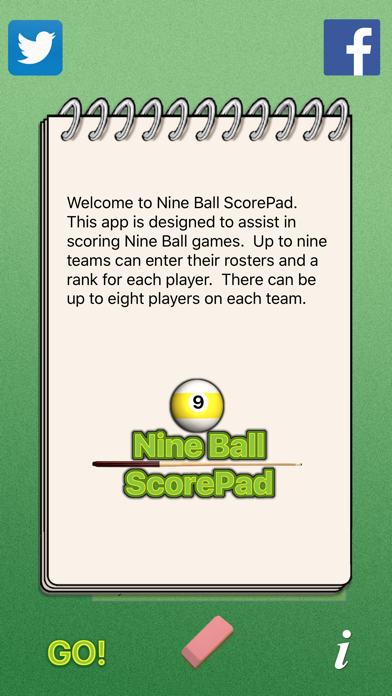 Nine Ball ScorePad screenshot 2