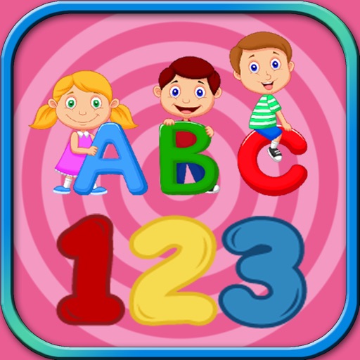 Alphabets Phonics Addition and Multiplication Kids Icon
