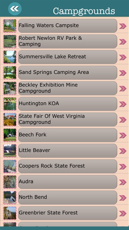 West Virginia State Campgrounds & Hiking Trails