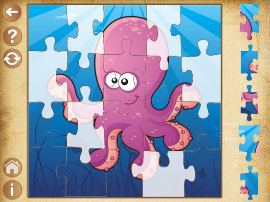 Marine Animals Puzzle - Learning games for toddler screenshot 2