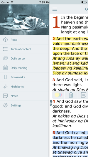 Tagalog English Bilingual Bible (Ang Biblia - KJV)(圖3)-速報App