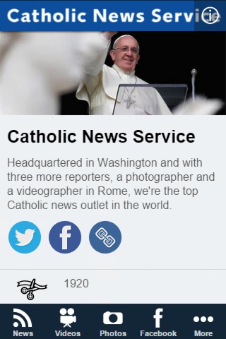 Catholic News Service screenshot 2