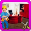 Renovate the Office- Kids cleanup & Builder game