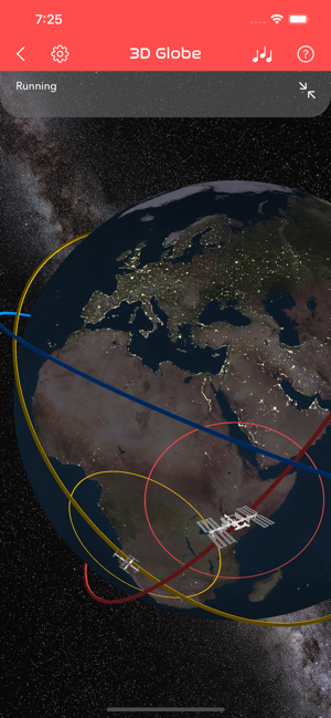 ‎ISS Real-Time Tracker 3D Screenshot