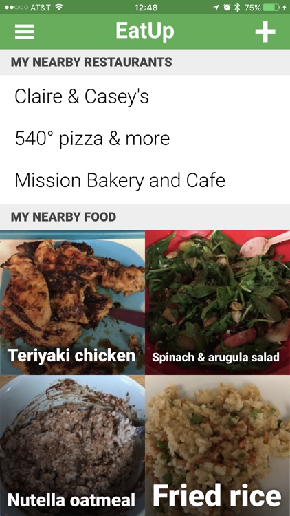 EatUp — Save restaurants and food