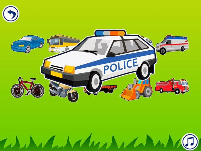 雪宝宝认交通工具-1-2岁宝宝游戏大全