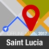 Saint Lucia Offline Map and Travel Trip Guide