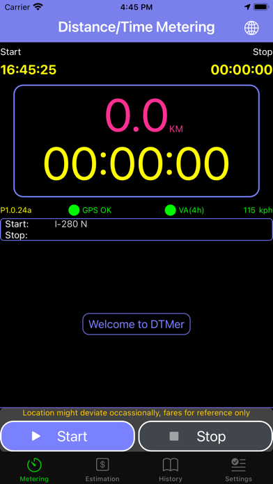 DTMer-Taxi/Cab Meter screenshot 2