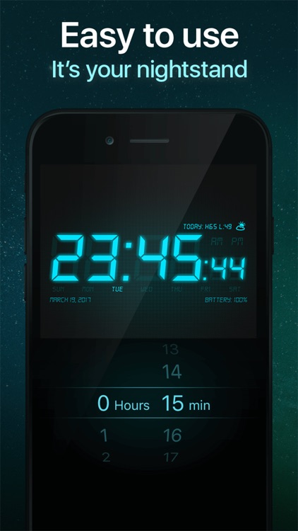 Alarm Clock HD - Digital Alarm Clock Display screenshot-4
