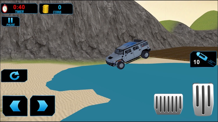 Xtreme Beach Stunt: Offroad Hummer Track