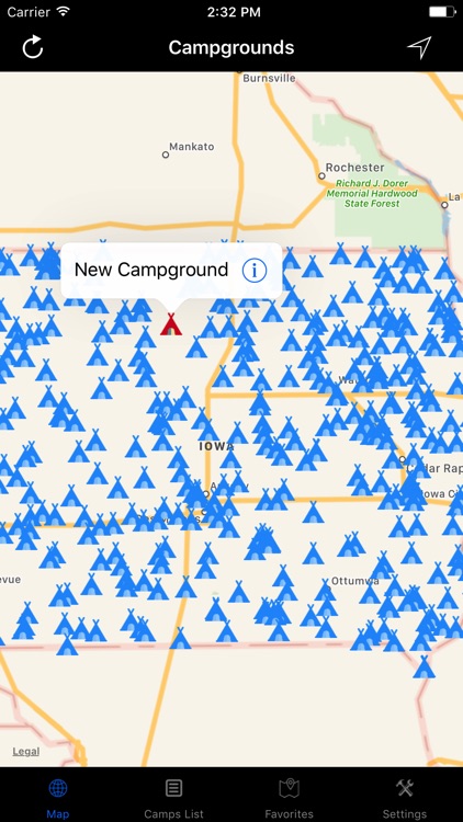Iowa – Campgrounds & RV Parks