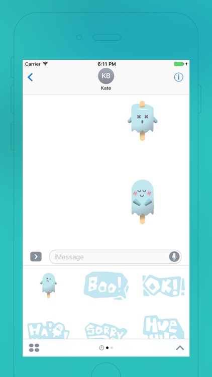 Popsicle ghost