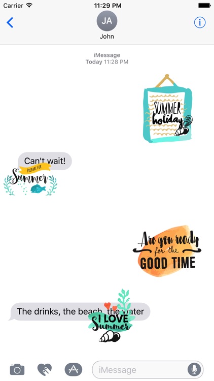 Animated Summer Quote Stickers screenshot-3