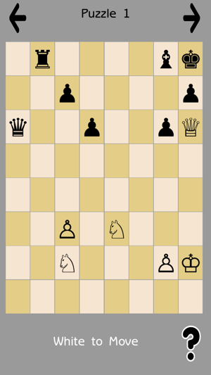 Chess Puzzles. Checkmate. Improved Touch