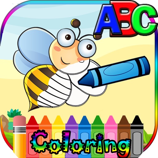 ABC Animal Coloring and Vocabulary Icon