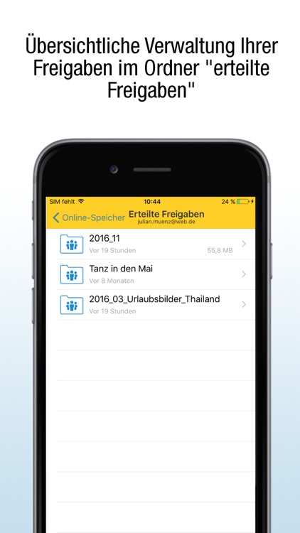 WEB.DE Online-Speicher screenshot-4