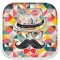 Hipster Stickers Style & Emoji Keyboard Themes