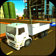 Concrete Excavator & Rock Transporter Truck Games