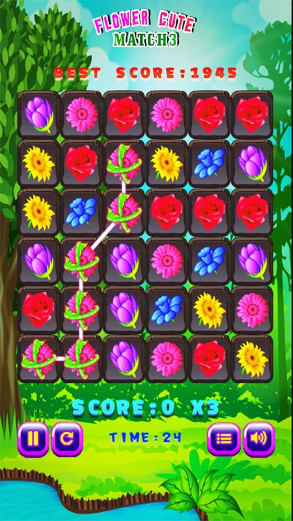 Flower Cute Match 3 - Lovely Blossom Games