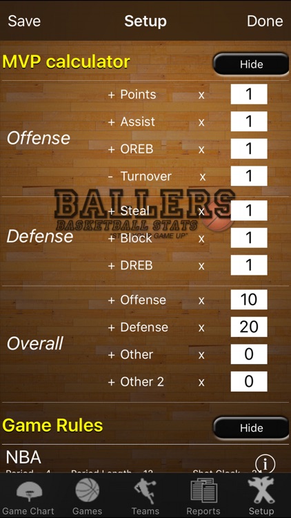 Ballers Basketball Stats screenshot-4