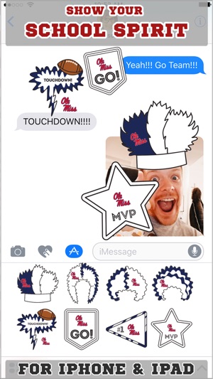 Ole Miss Rebels Stickers for iMessage(圖1)-速報App