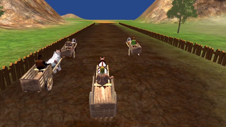 Modern Horse Cart Racer Game screenshot-3