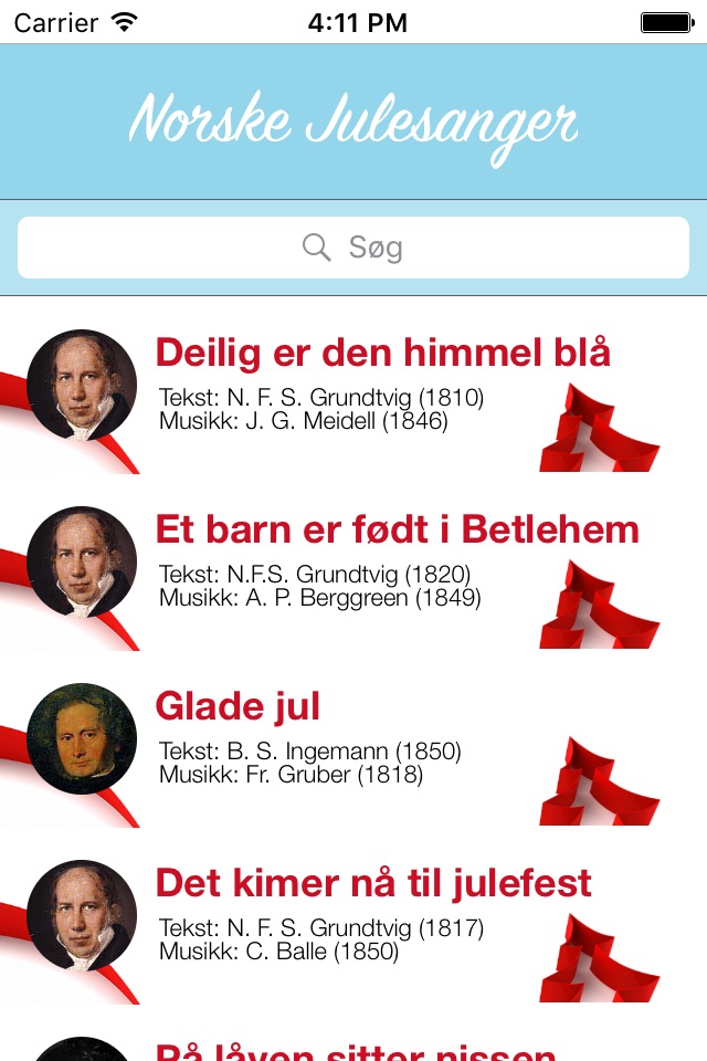 Norske Julesanger screenshot 2