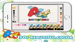 Game screenshot ABC запас слов книжка-раскраска рисование детей apk