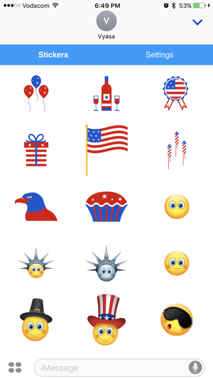 American Emoji - Great Emoticons for Texting(圖4)-速報App