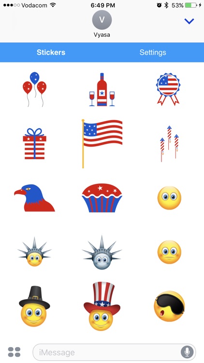 American Emoji - Great Emoticons for Texting screenshot-3