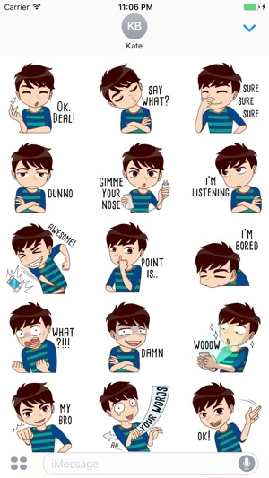 Aaric The Funny And Moody Guy Stickers(圖1)-速報App