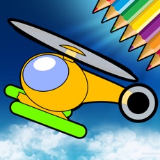 Activities of Helicopter Coloring Book - Learn Painting Plane