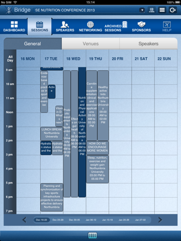 Bridge - Aspire Conference Management System screenshot 3