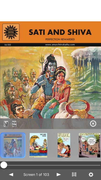 Sati and Shiva - Amar Chitra Katha Comics