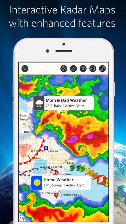 Weather Mate - Forecast, Radar, Maps, Alerts