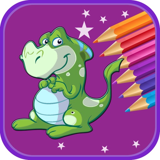 Dinosaur Coloring Book For Kids & Toddlers iOS App