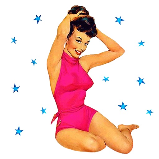 Retro Pin-Up Girls iOS App