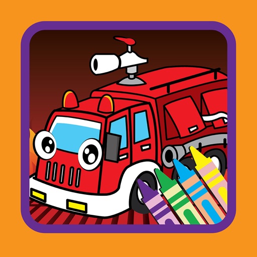 Family Coloring for Fire Truck Edition iOS App