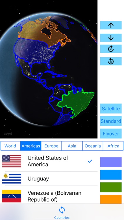3D Visited Countries