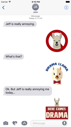 Drama Llama Stickers & Emojis(圖2)-速報App