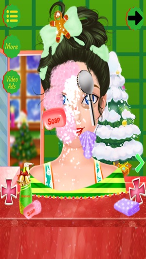 Christmas Salon - Makeover Dress up Games For Girl(圖2)-速報App