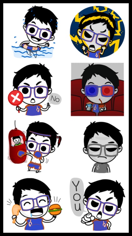 Four-Eyes Stickers screenshot-3