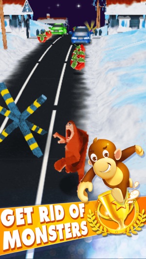 Gorilla Run - Fun Yeti Running Rush Adventures(圖2)-速報App