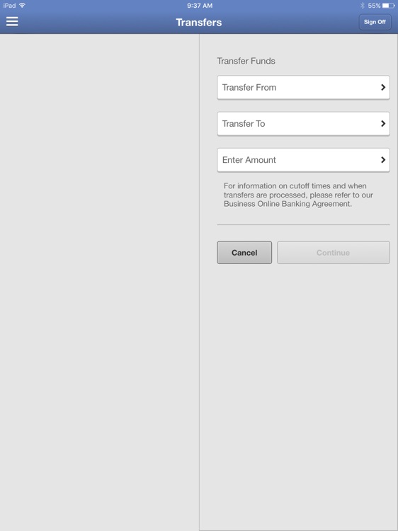 ODNB Business Mobile for iPad