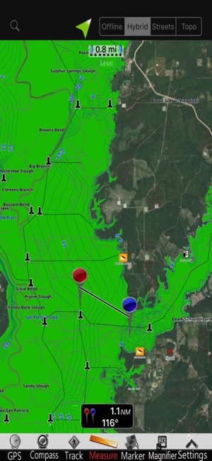 Toledo Bend GPS Nautical Chart(圖3)-速報App